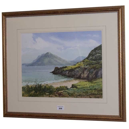 288 - A Watercolour 'North Antrim Coast' - Jack Wilkinson