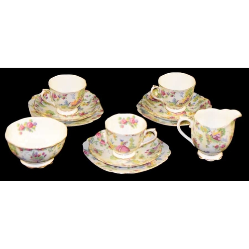 309 - A Part Royal Albert 'Lazy-Gay' Teaset