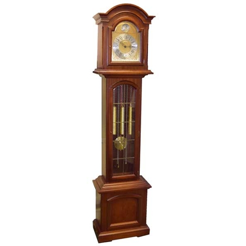 310 - A Mahogany Cased Triple Weight Longcase Clock