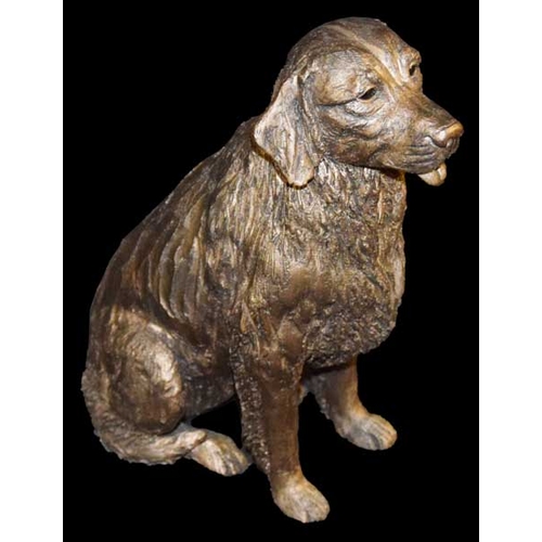 322 - A Frith Bronzed Sculpture 'Dog' 8.5