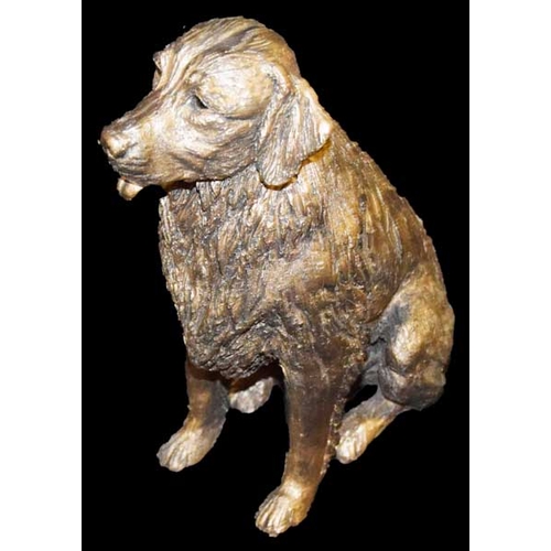 322 - A Frith Bronzed Sculpture 'Dog' 8.5