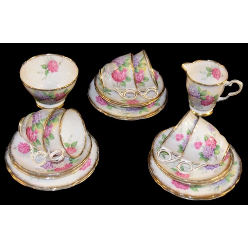 348 - A Royal Staffordshire Bone China 'Carousel' Teaset