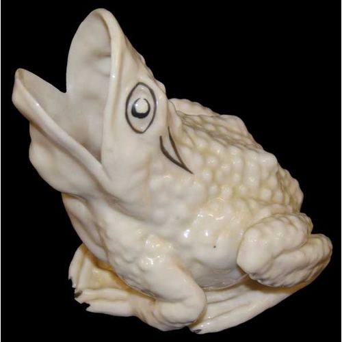 427 - A Rare Large 2nd Period Belleek Frog