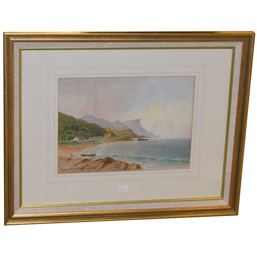 45 - A Watercolour 'Murlough Bay, Co. Antrim' - G W Morrison