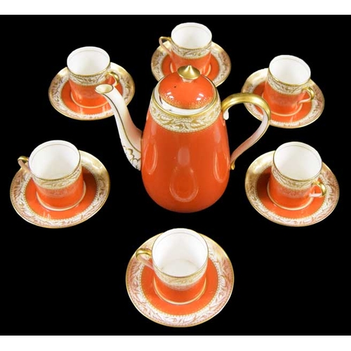 78 - A Spode China 'Oaklea' Coffee Set