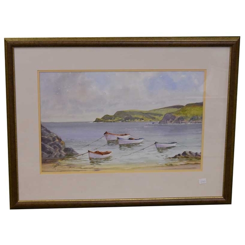 80 - A Watercolour 'Sailing Boats' - John Suitters