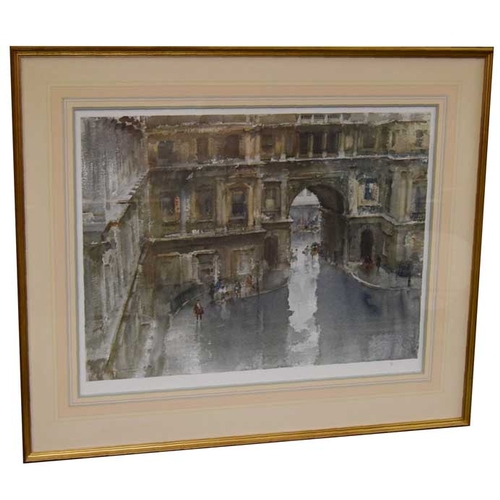 91 - A Limited Edition Print 'Royal Academy Courtyard' - W Russell Flint