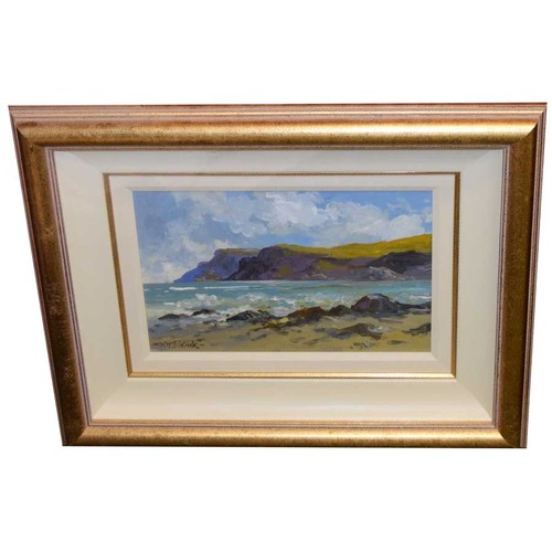 280A - An Oil Painting 'North Antrim Coast' - Hugh McIlfatrick