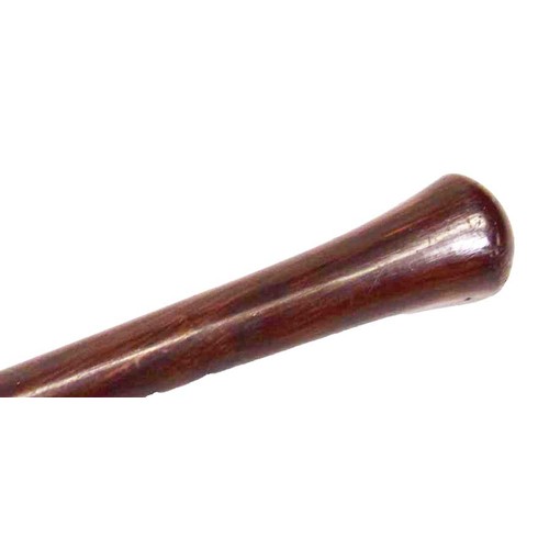 213 - A Superb Victorian Heavy Rosewood Walking Cane