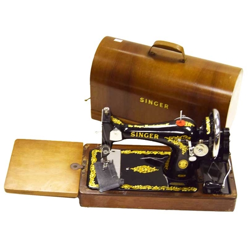 22 - A Good Singer Sewing Machine and its Case