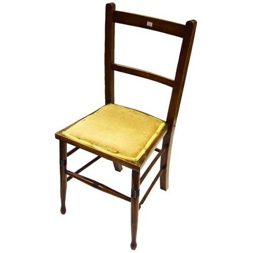 51 - A Small Upholstered Bedroom Chair