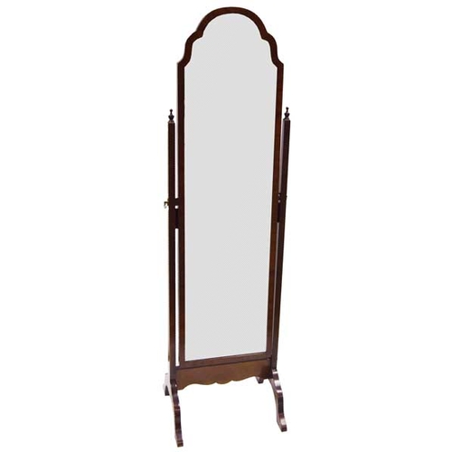 54 - A Mahogany Dressing Mirror on Stand