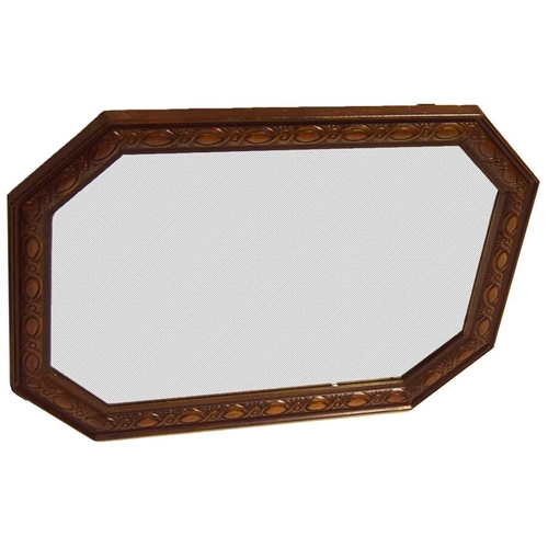 7 - An Oak Framed Bevelled Glass