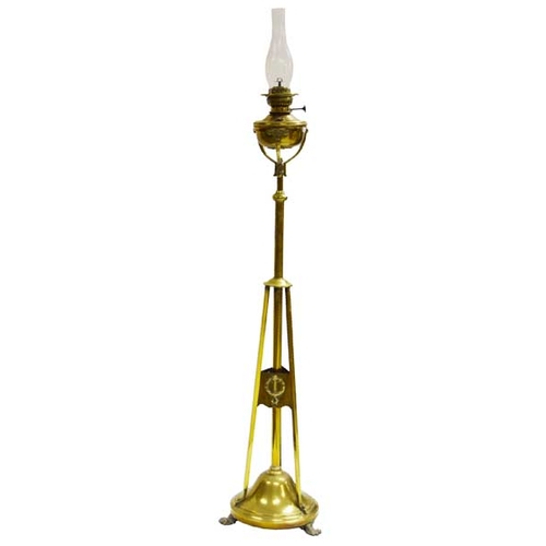 86 - A Very Nice Brass Standard Lamp