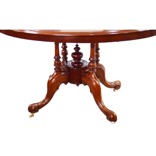 135 - A Very Nice Circular Mahogany Breakfast table on Centre Pedestal