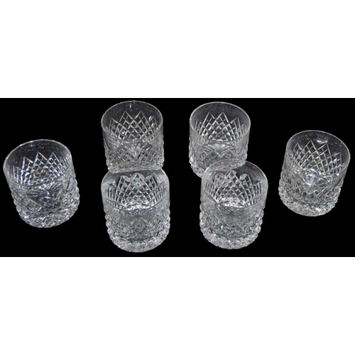 241 - a Set of Six Crystal Tumblers