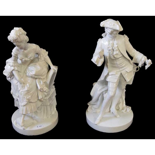 248 - A Pair of 20th Century Meissen Figures 'Cinderella at the Ball'