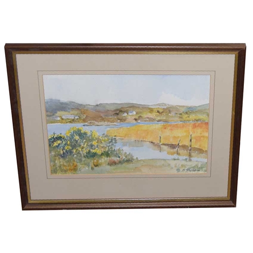 46 - A Watercolour 'At the Waters Edge' - Margaret McWhirter