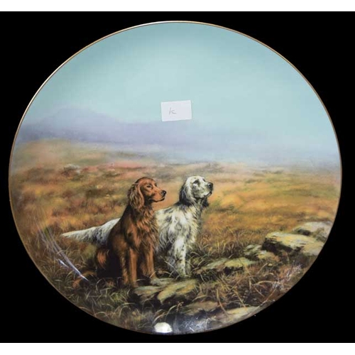 48 - A Coalport Collectors Plate ' Sporting Dogs'