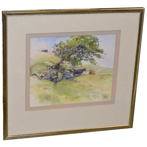 12 - A Watercolour 'A Shady Spot' - Heather Davies