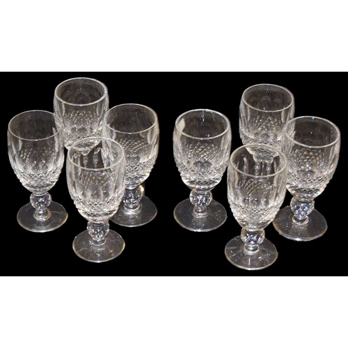 133 - A Lot of Eight Waterford Crystal Glasses