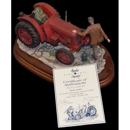 139a - A Border Fine Art Figurine 'Kick Start'