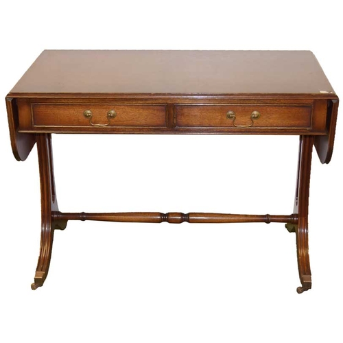 216 - A Very Nice Bevan and Funnel Mahogany Sofa Table