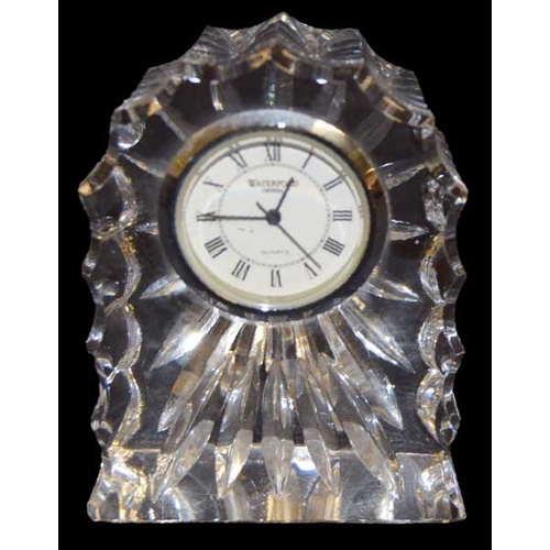 281 - A Waterford Crystal Small Clock