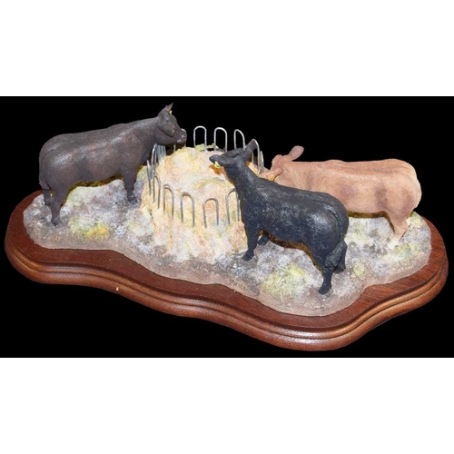 30 - A Limited Edition Border Fine Arts Figurine 'Winter Rations'