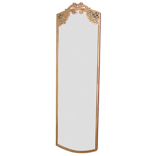 362 - A Nice Bevelled Glass and Fretwork Hall Mirror