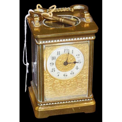 367 - A Nice Brass Carriage Clock