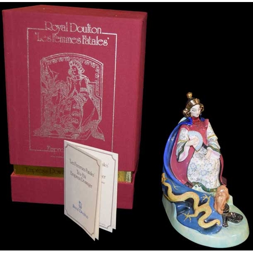 48 - A Limited Edition Royal Doulton Figurine 'Empress Dowagher', and Its Presentation Box