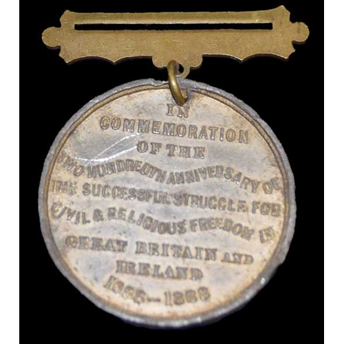 536 - A Rare Medal Commemorating 200th Anniversary of Civil & Religious Freedom in Great Britain and Irela... 