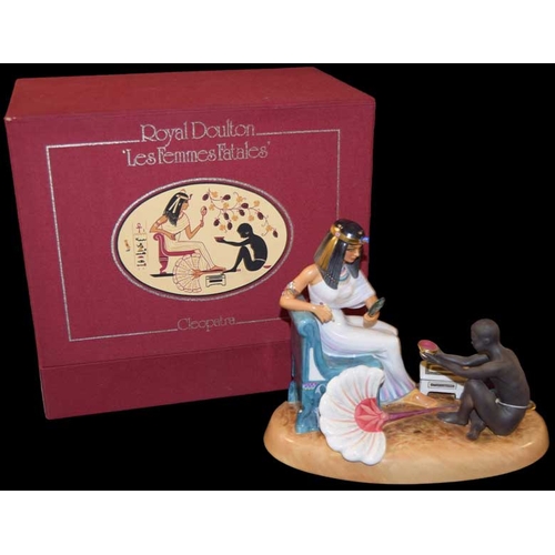 59 - A Royal Doulton Figurine 'Cleopatra' and Its Presentation Box