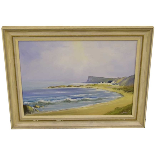 343 - An Oil Painting 'Fairhead' - J J O'Neill