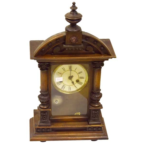 374 - A Mahogany Cased Mantle Clock