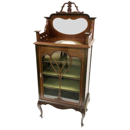 375 - A Very Nice Inlaid Mahogany Display Cabinet