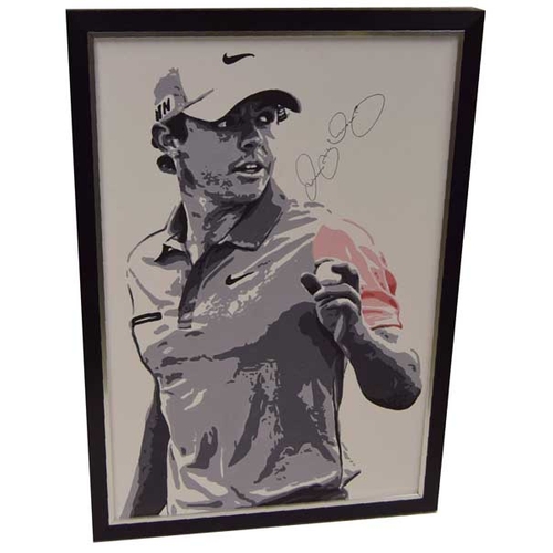 500 - A Signed Oil - Rory McIlroy