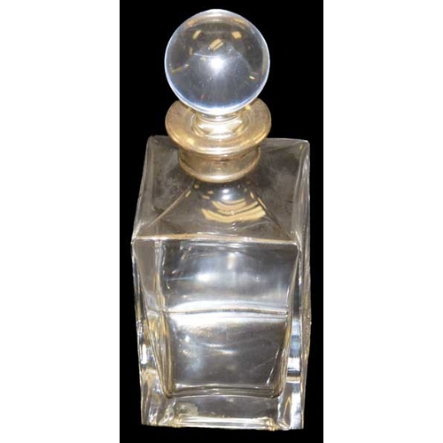 511 - A Silver Mounted Crystal Decanter