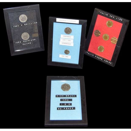 517 - Four Framed Coin Sets