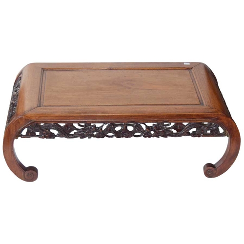 130 - A Chinese Hardwood Opium Table