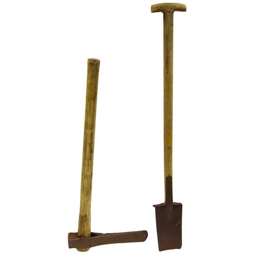 14 - An Old Axe and a Spade