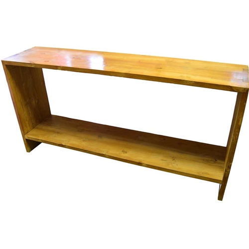 18 - A Good Sturdy Oak Storage / Work Shelf