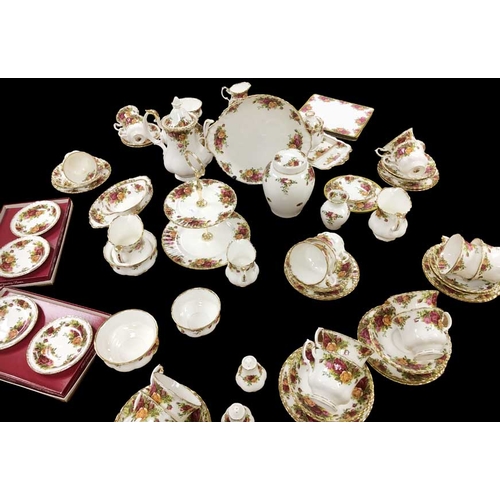 390 - A Very Good Royal Albert Old Country Rose, Teaset, Coffee Set and Other Pieces