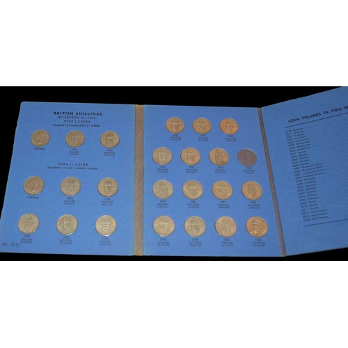 704 - A Part Set of Great Britain Shillings / 5 Pence Collection  (1953 - 1970)