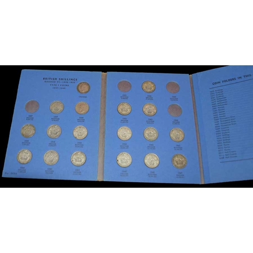 705 - A Part Set of Great Britain Shillings Collection  (1937 - 1951)