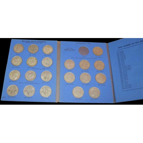 707 - A Part Set of Great Britain Half Crowns Collection (1941 - 1967)