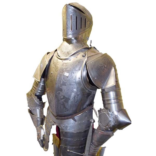 100 - A Very Good Full Sized Suit of Armour