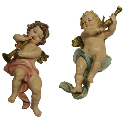 13 - A Pair of Wall Mounted Cupids