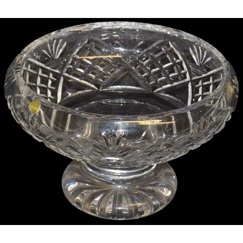 15 - A Good Tyrone Crystal Footed Bowl